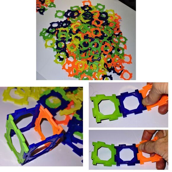 STEM Interlocking Building Pieces for Kids (270+ pieces) - Picture 2 of 4